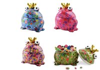 Scultura Pomme Pidou Biscottiera in Ceramica 140-00334-FUCSIA - 140-00334-FUCSIA